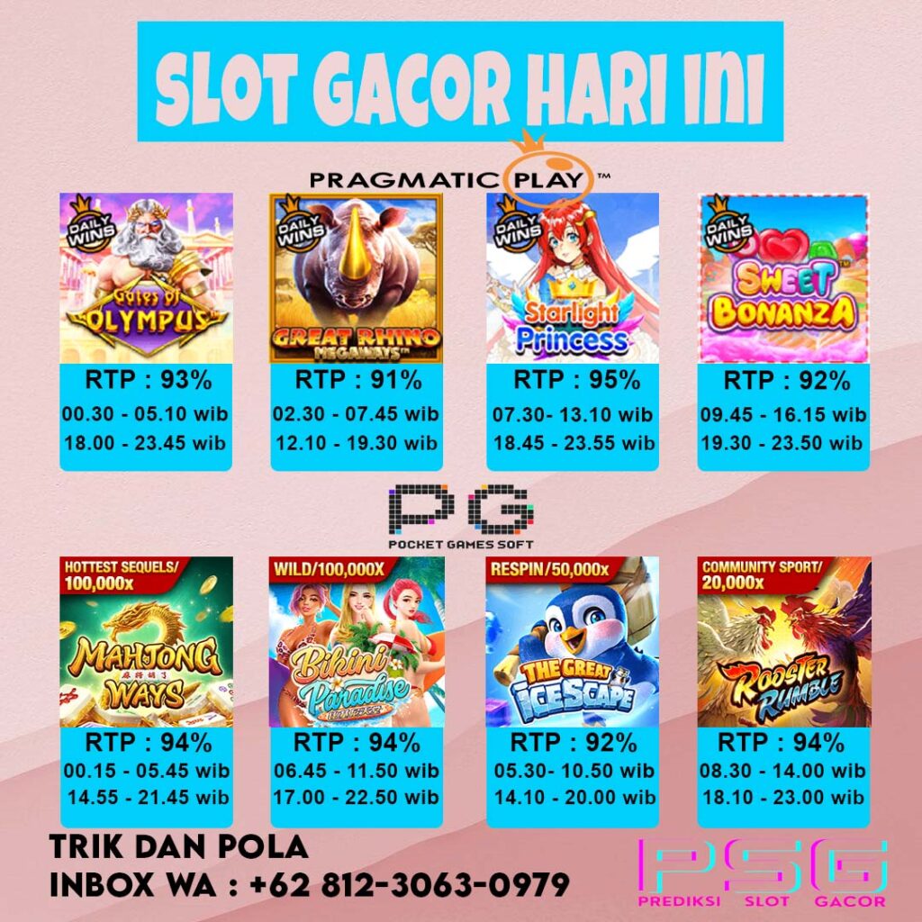 SLOT GACOR TERBARU HARI INI
