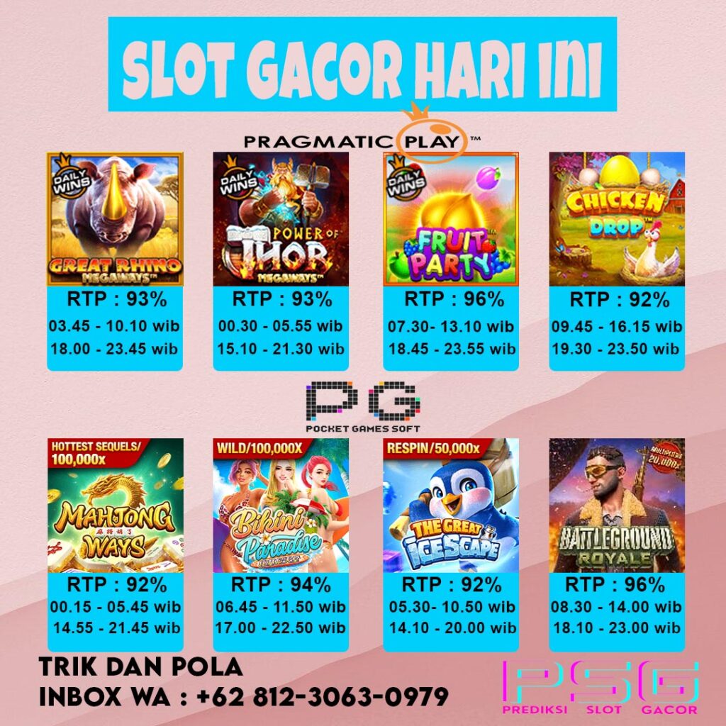 SLOT GACOR TERBARU HARI